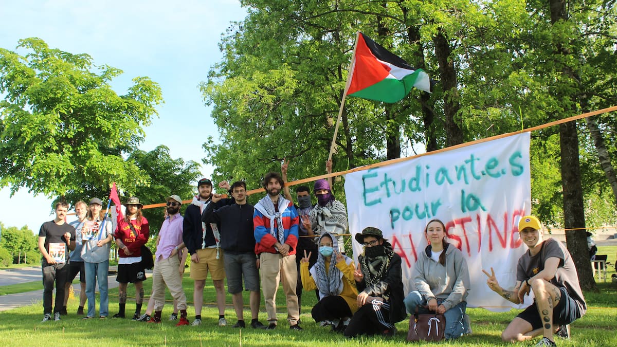 Mobilization in Quebec: A pro-Palestinian camp established on the grounds of Laval University