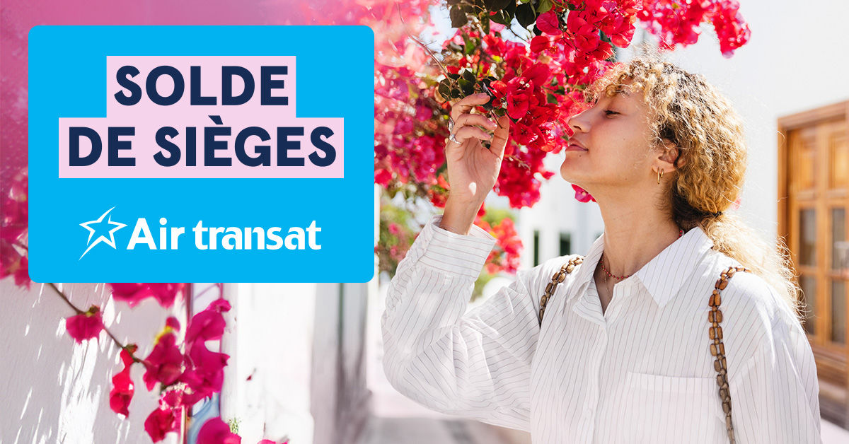 Air Transat offers up to 20% discount on flights to Europe, Florida and the South
